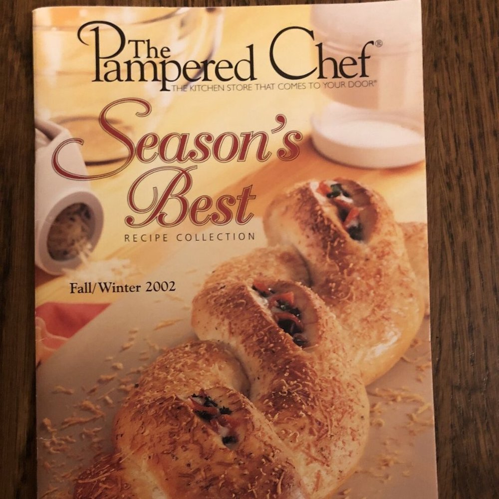 VTG The Pampered Chef 2002 Season Best Recipe Cookbook